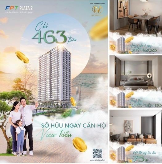Sở hữu căn hộ FPT Plaza 2 - Biển Đà Nẵng với 10 triệu đồng