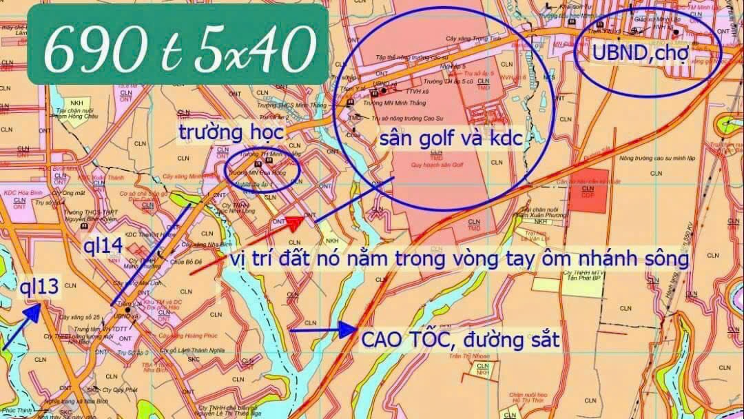 Đất Nền Sổ Sẵn 200m2 Ngay QL14-Chơn Thành-Bình Phước