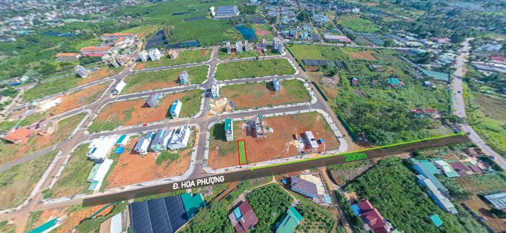 Bán thửa Đất Lô A1-16 Nam Phương City TP Bảo Lộc  142,8m2 full thổ cư