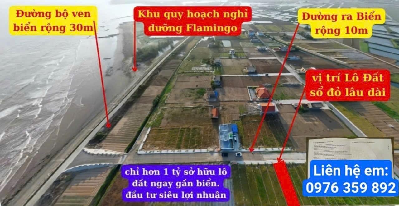 Mở bán quỹ đất nền mặt biển Quất Lâm, Nam Định.Đẹp, rẻ nhất thị trường