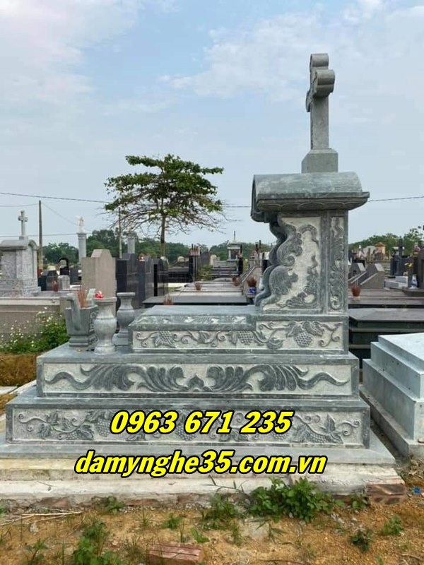 20 Mẫu mộ tam cấp bằng đá bán tại Hà Nội
