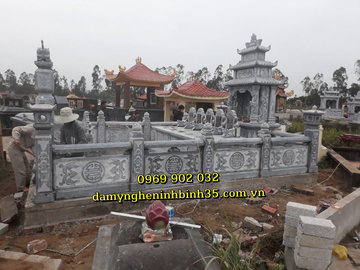 Mẫu lăng mộ đá đẹp giá rẻ bán tại Điện Biên