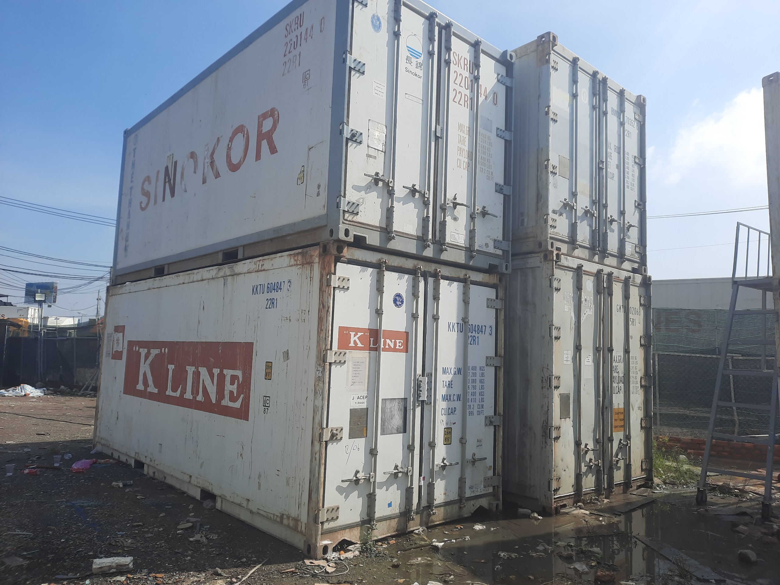 Container lạnh bảo quản rau củ quả 25 tấn
