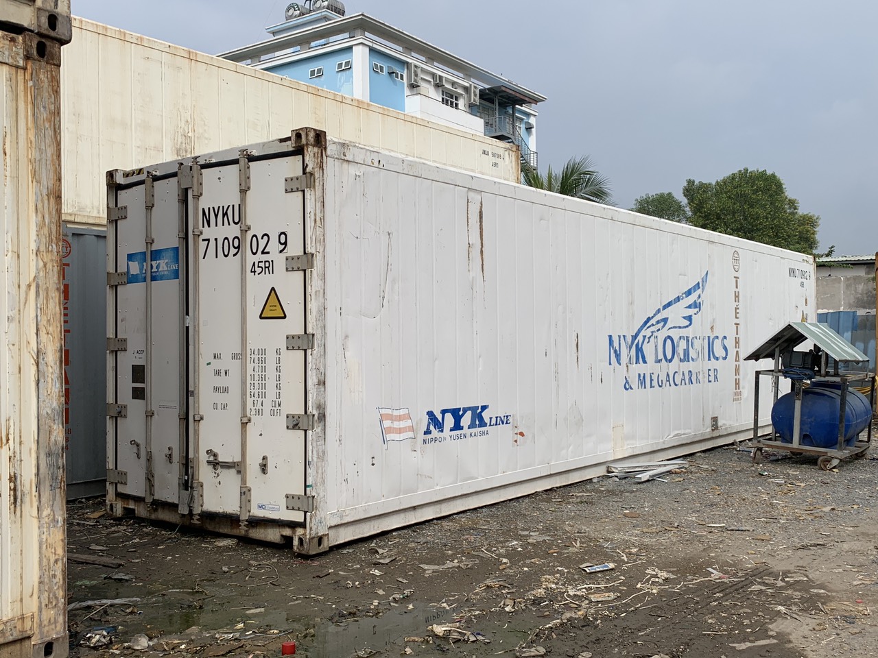 Container lạnh 40feet cho thuê 7tr/tháng giá rẻ trữ hàng