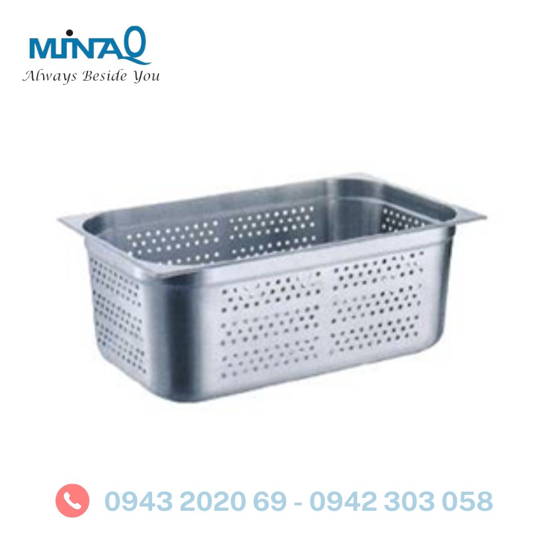 Khay GN đựng thức ăn, khay inox đựng topping