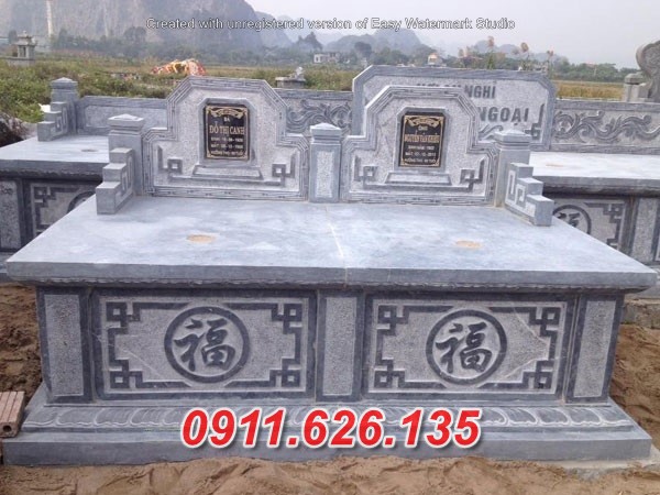 11719 mộ đôi bằng đá điêu khắc đẹp bán hậu giang