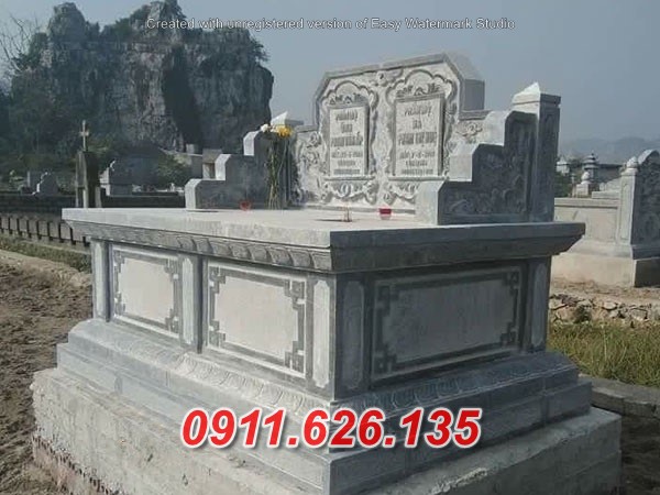 11719 mộ đôi bằng đá điêu khắc đẹp bán hậu giang