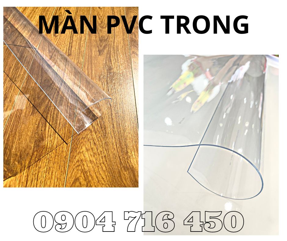 Màn nhựa dẻo PVC trong suốt sẵn kho tại Hồ Chí Minh
