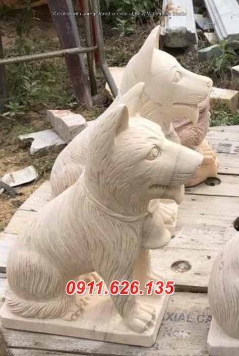 Mẫu Chó Đá Phong Thủy, Chó Đá Canh Nhà Khối Tự Nhiên tại Ninh Bình - 616851