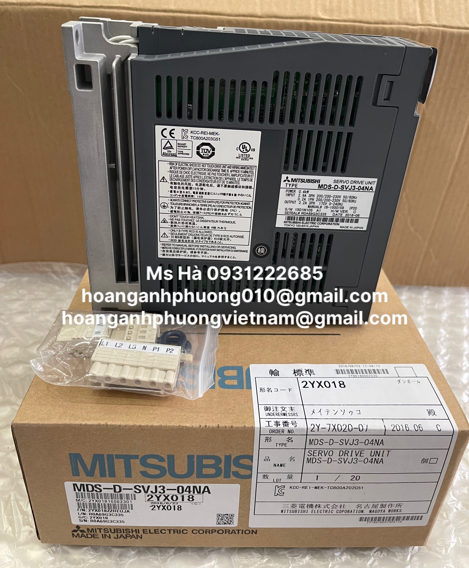 Amplifier mitsubishi giao hàng toàn quốc MDS-D-SVJ3-04NA