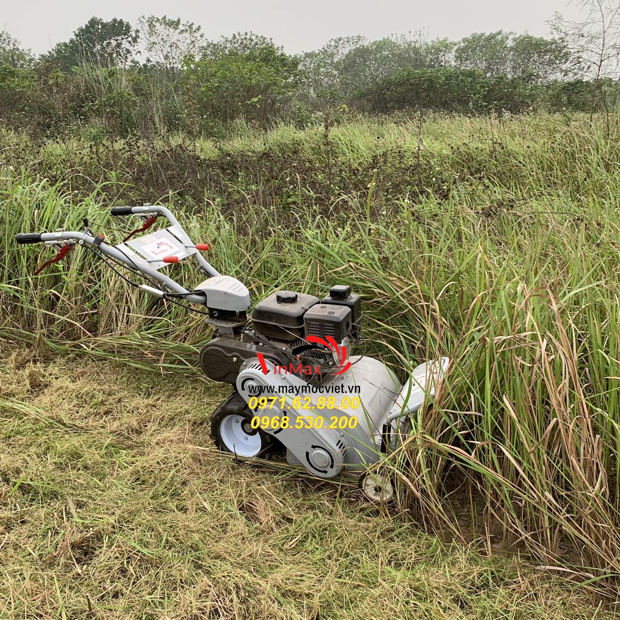 Máy cắt băm phủ cỏ làm phân xanh cho đất Kawasaki VMTB70
