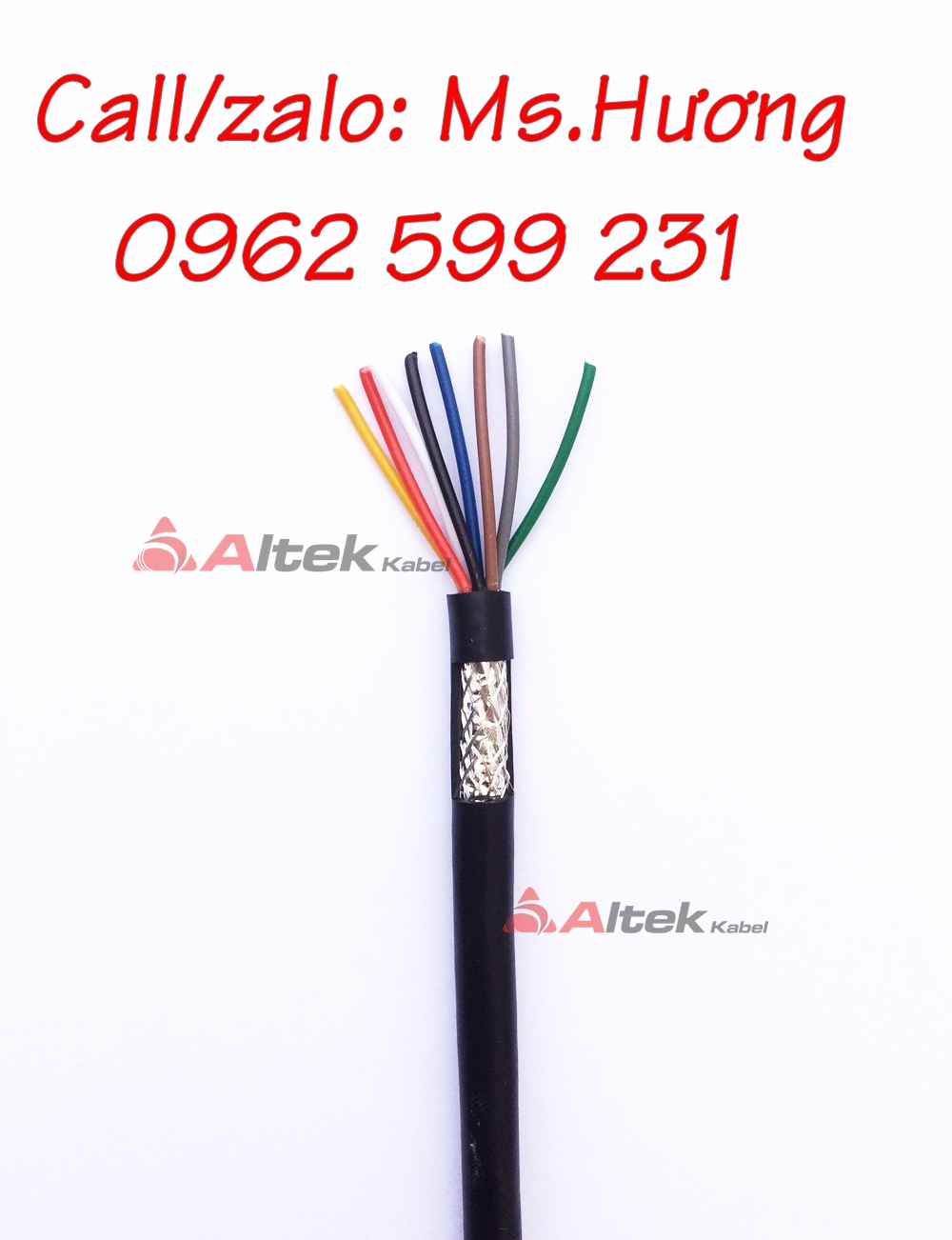 Cáp tín hiệu chống nhiễu altek kabel (2,4,6,8)x0.22mm