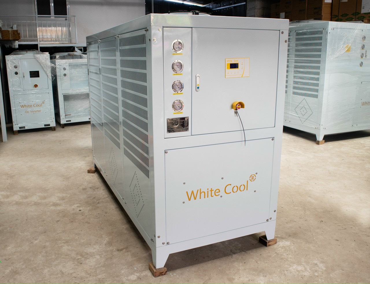 Máy làm lạnh nước 20hp - chiller gió giải nhiệt