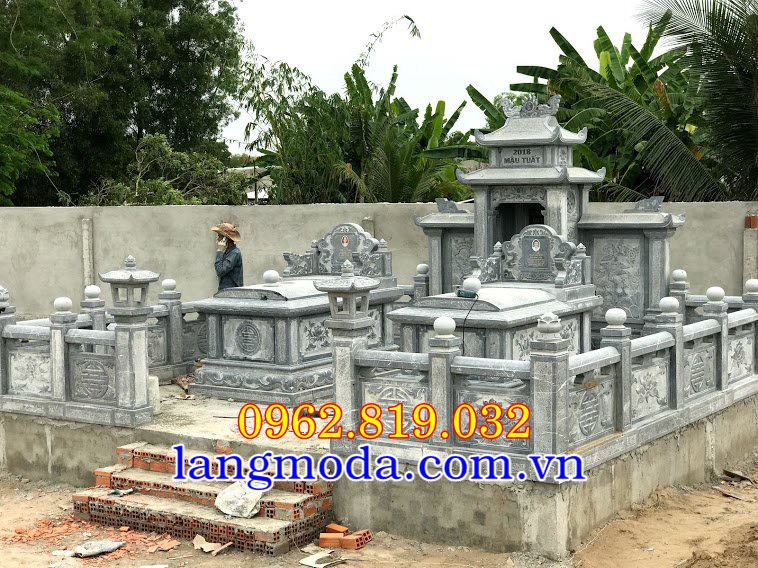 Xây nhà mồ đá thờ tro cốt tại Vĩnh Long - Lăng mộ đá tại Vĩnh Long