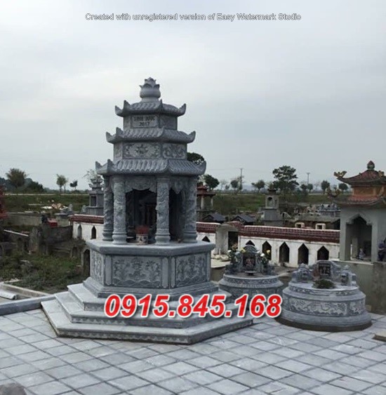 20374 Điện Biên mộ tháp bằng đá đẹp cao cấp bán