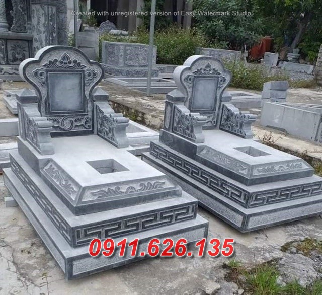 21324 mẫu bia mộ bằng đá hiện đại đẹp bán thái bình