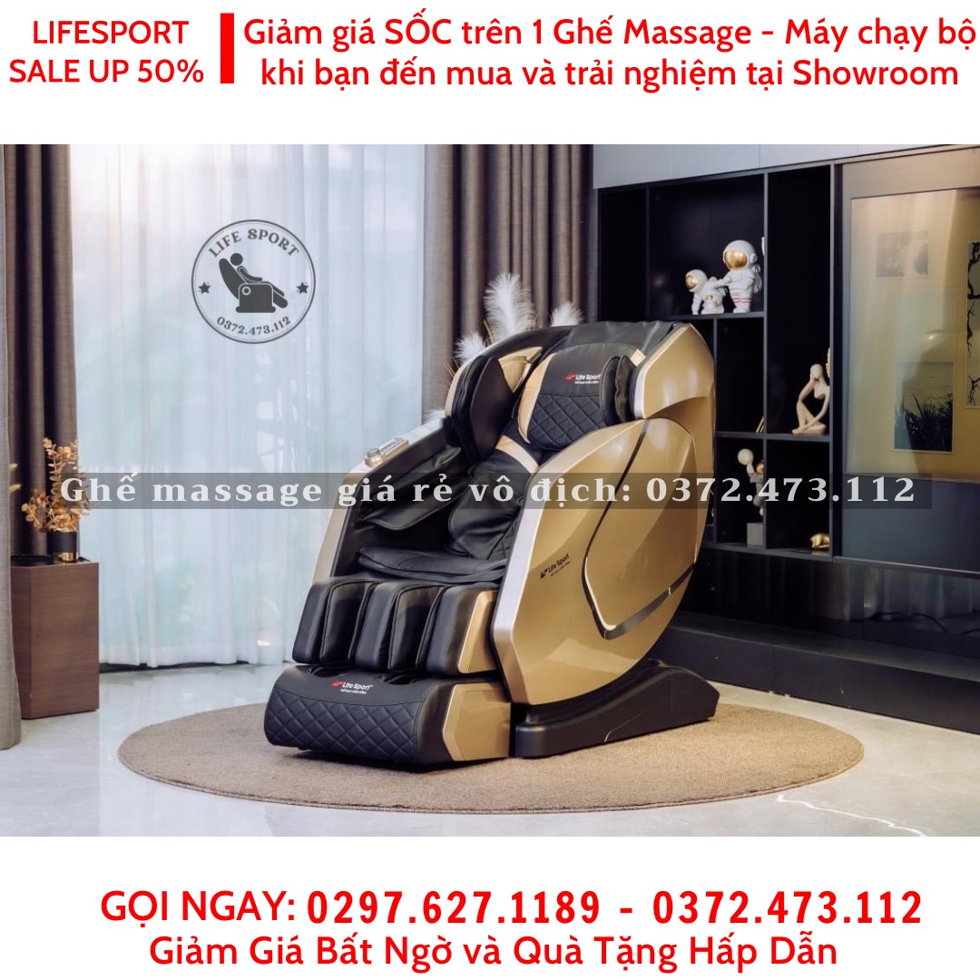 Lifesport ls 500  Xả sốc ghế massage giá chỉ từ 19 triệu