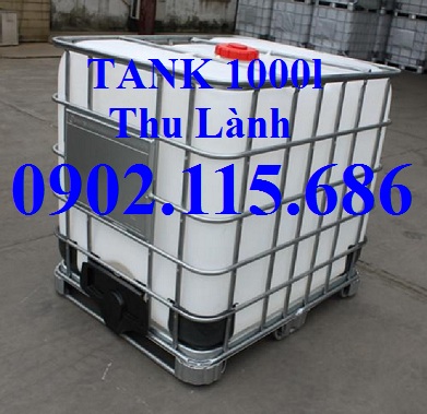 Bể chứa nước 1000 l, tank nhựa IBC 1000 lít