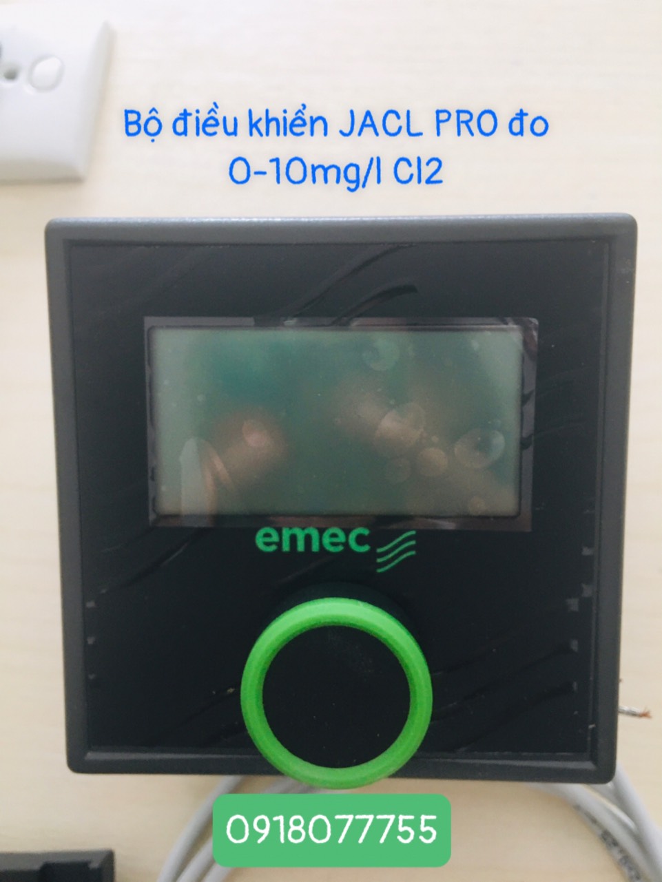 Bộ đo và châm hóa chất cl2 0-10mg/l tự động cho xử lý nước cấp_ EMEC Ý