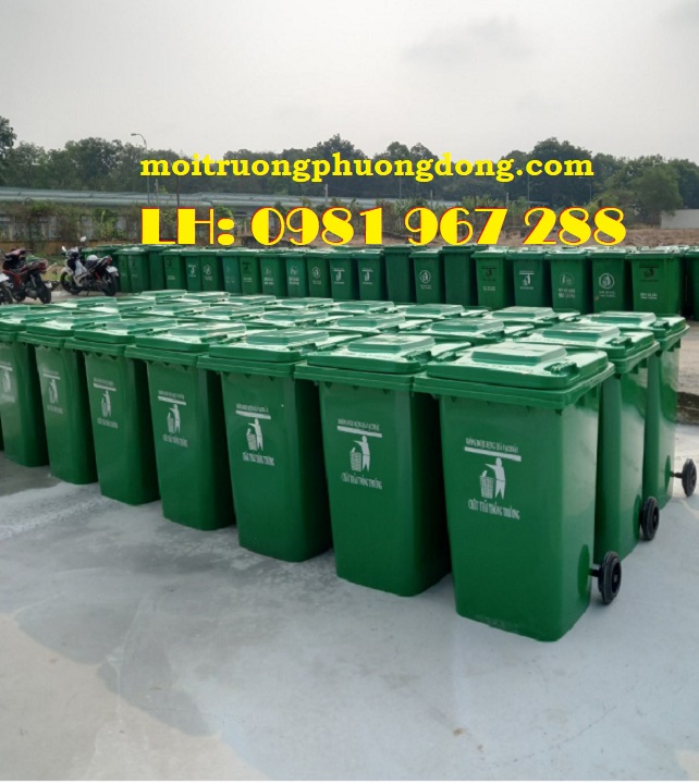 Cung cấp thùng rác nhựa 100 lít giá rẻ toàn quốc
