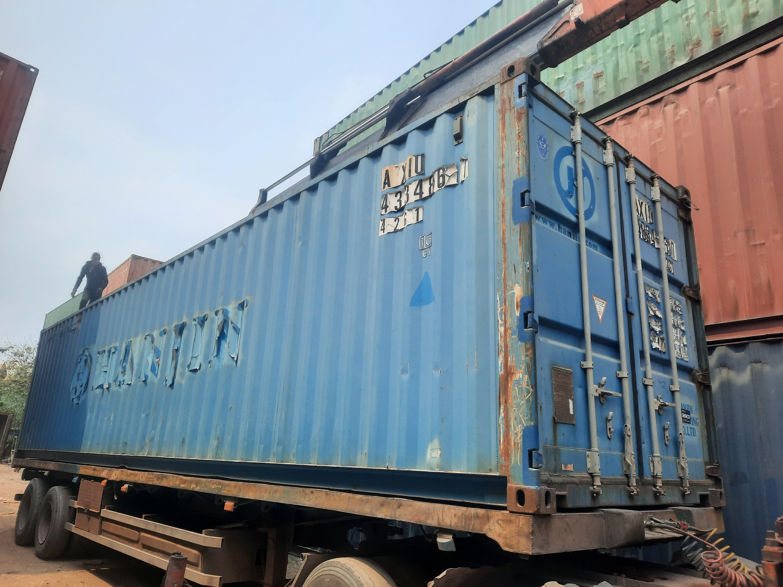 Cho thuê container 40DC đóng hàng giá cực rẻ