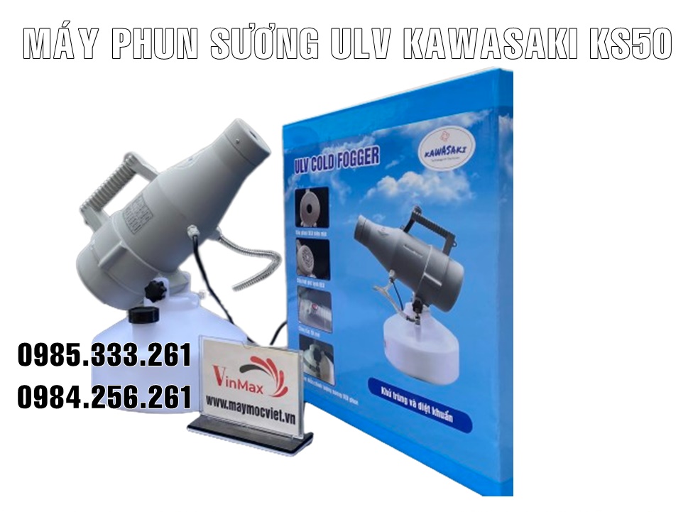 Phun hóa chất diệt muỗi hiệu quả bằng máy ULV KAWASAKI KS50
