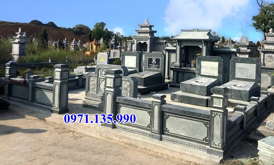 Mẫu khuôn viên khu lăng mộ bằng đá đẹp bán tại Ninh Thuận