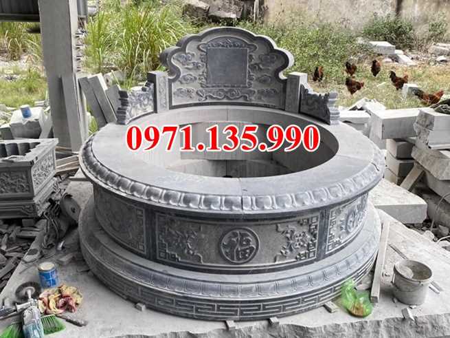 77 Mẫu mộ đá tròn tự nhiên nhiên nguyên khối đẹp bán tại Bình phước