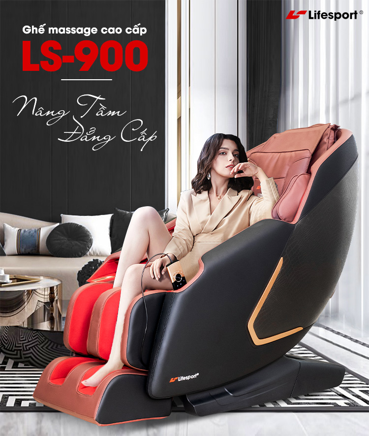 Ghế massage Lifesport LS-900 - Giảm 33% - Mua 1 được 3