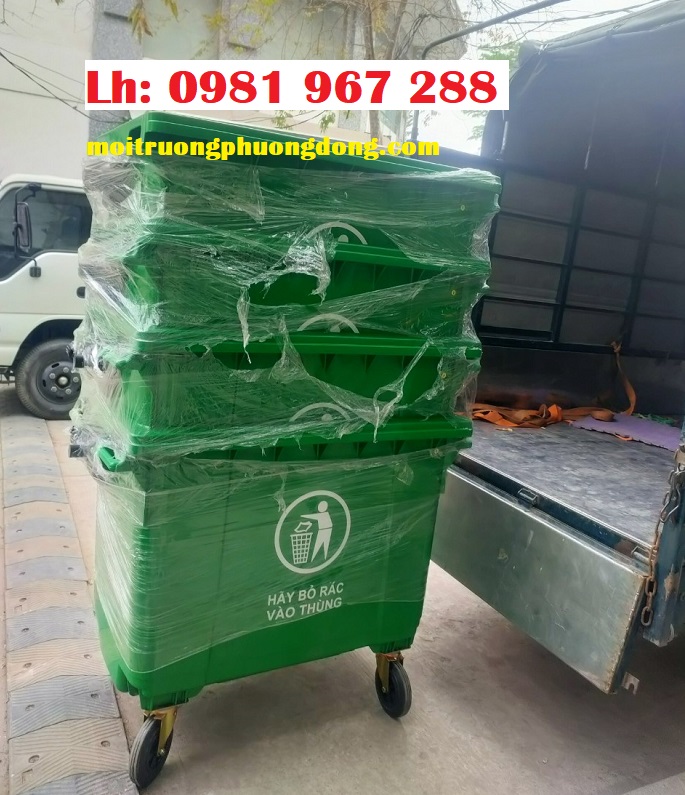 Cung cấp thùng rác nhựa 660L chất lượng tốt giá rẻ