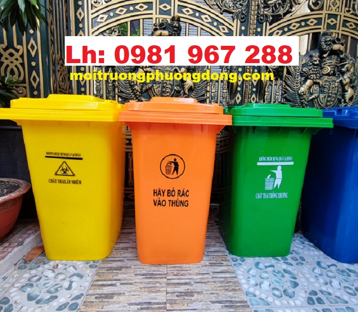 Cung cấp thùng rác nhựa công nghiệp 240L giá rẻ