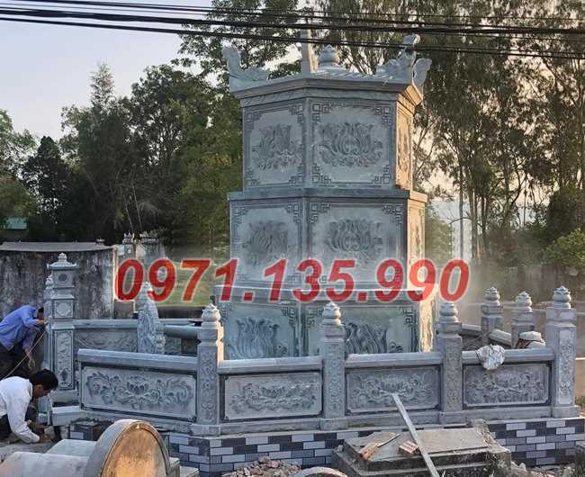 Mộ tháp đá - Mẫu mộ tháp bằng đá đơn giản đẹp bán tại Nam Định 47