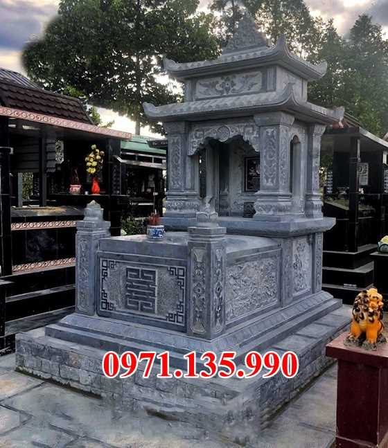 Mộ đá đôi - Mẫu mộ đôi bằng đá tự nhiên đẹp bán tại Kiên Giang 69