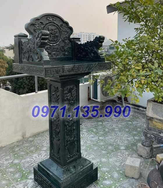 Bàn thờ thiên đá đẹp - Mẫu bàn thờ thiên bằng đá xanh bán Trà Vinh