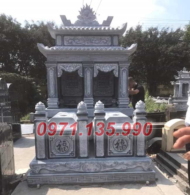 Mộ đá đẹp - Mẫu mộ bằng đá đơn giản đẹp bán tại Quảng Ngãi