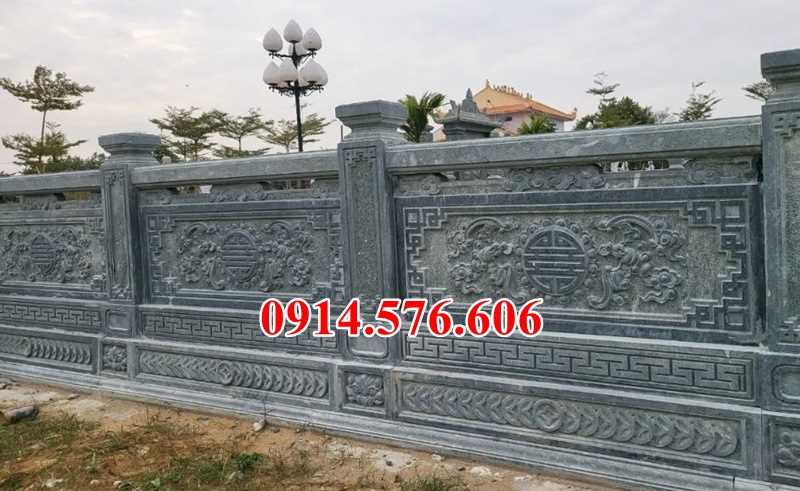 62 Tường rào bằng đá nguyên khối đẹp bán Phú Thọ