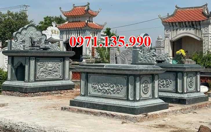 Mộ đá dòng họ - Mẫu mộ gia đình bằng đá đơn giản đẹp bán Bình Thuận