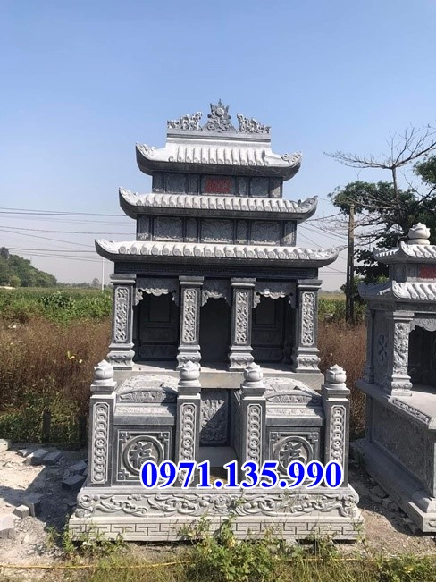 Mộ bằng đá - Mẫu mộ bằng đá xanh cẩm thạch đẹp bán Phú Yên