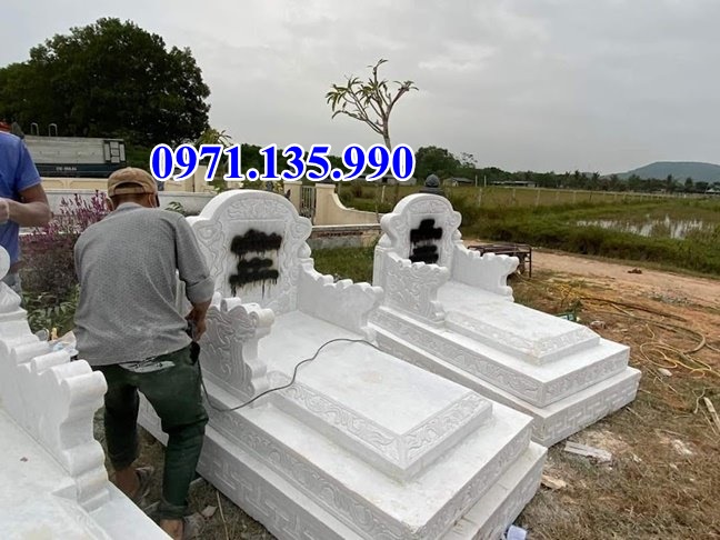 Mộ đá trắng - Mộ bằng đá cho người mất trẻ đẹp bán Phú Yên