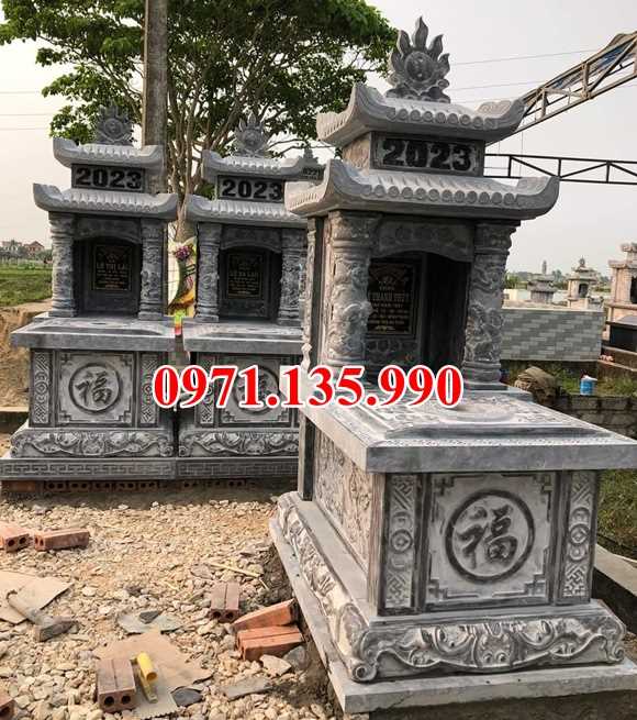 Mộ đá cao cấp - Mẫu mộ bằng đá hiện đại đẹp bán tại Bình Định