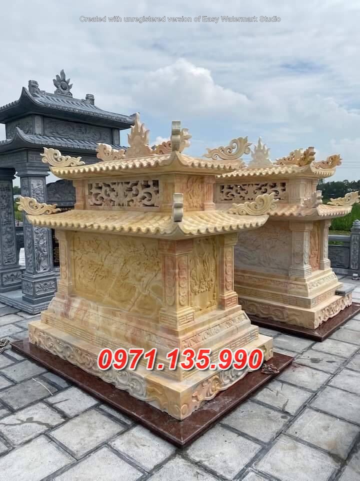Mộ đá Vàng - Mẫu mộ bằng đá vàng bán tại đẹp Vũng Tàu