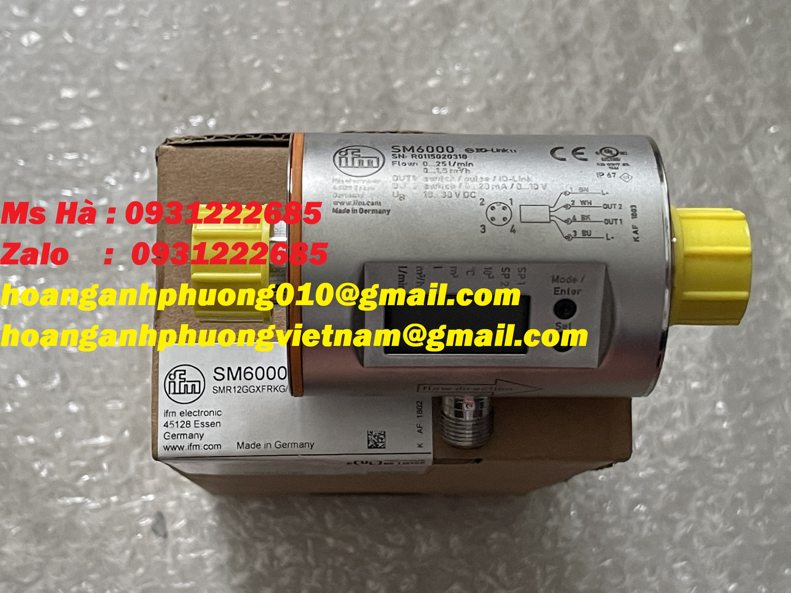 IFM nhập khẩu hàng mới, SM6000, BH 12 tháng từ hãng