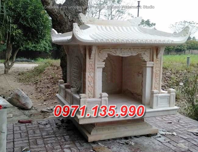 Miếu thờ đá - Mẫu miếu thờ sơn thần linh bằng đá đẹp bán Quảng Ninh