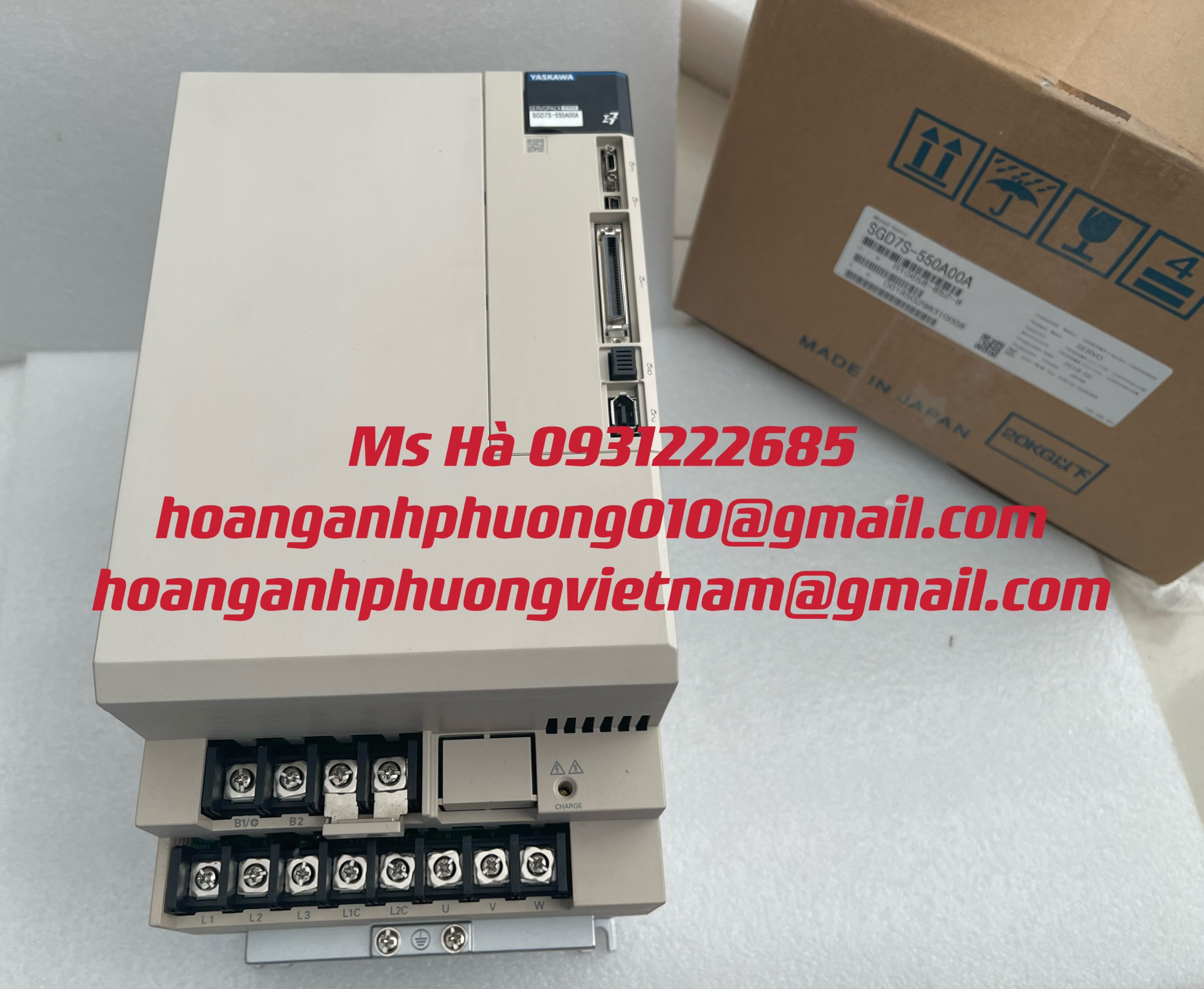Bộ điều khiển servopack SGD7S-550A00A - Hoàng Anh Phương