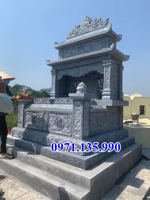 Kích thước mộ đá - Mẫu mộ đá 1 2 3 mái che đẹp bán Bình Phước