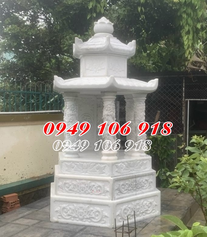 Tháp đá để tro cốt lục giá tại Lâm Đồng.