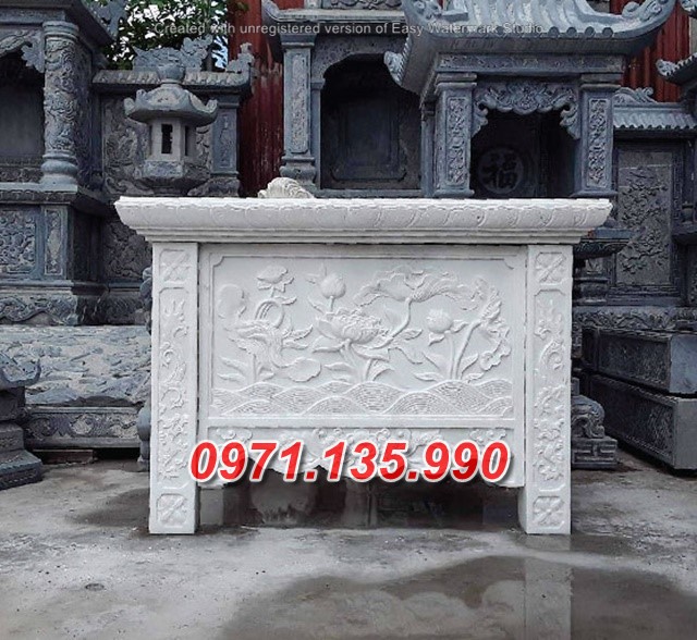 Bàn lễ đá đẹp - Mẫu bàn lễ bằng đá đơn giản đẹp bán Tây Ninh