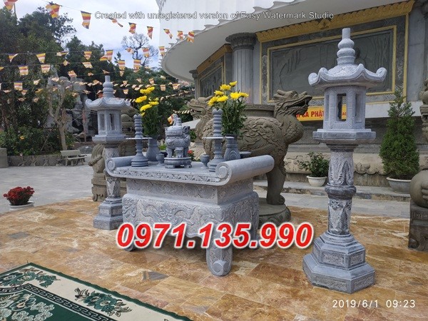 Bàn lễ đá đẹp - Mẫu bàn lễ bằng đá đơn giản đẹp bán Lâm Đồng
