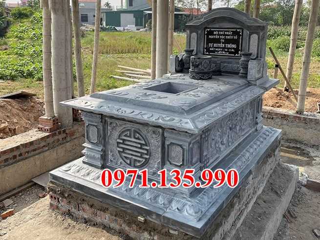 Giá mẫu mộ đá đẹp bán tại Bình Định - Mộ bằng đá đẹp nhất