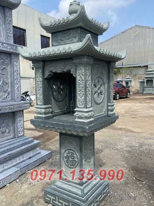Giá cây hương đá - Kích thước mẫu miếu thờ bằng đá bán Trà Vinh